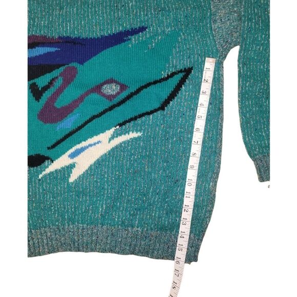 Vintage Unisex 1980's Urban Bandit Graphic Sweater L - Picture 10 of 10